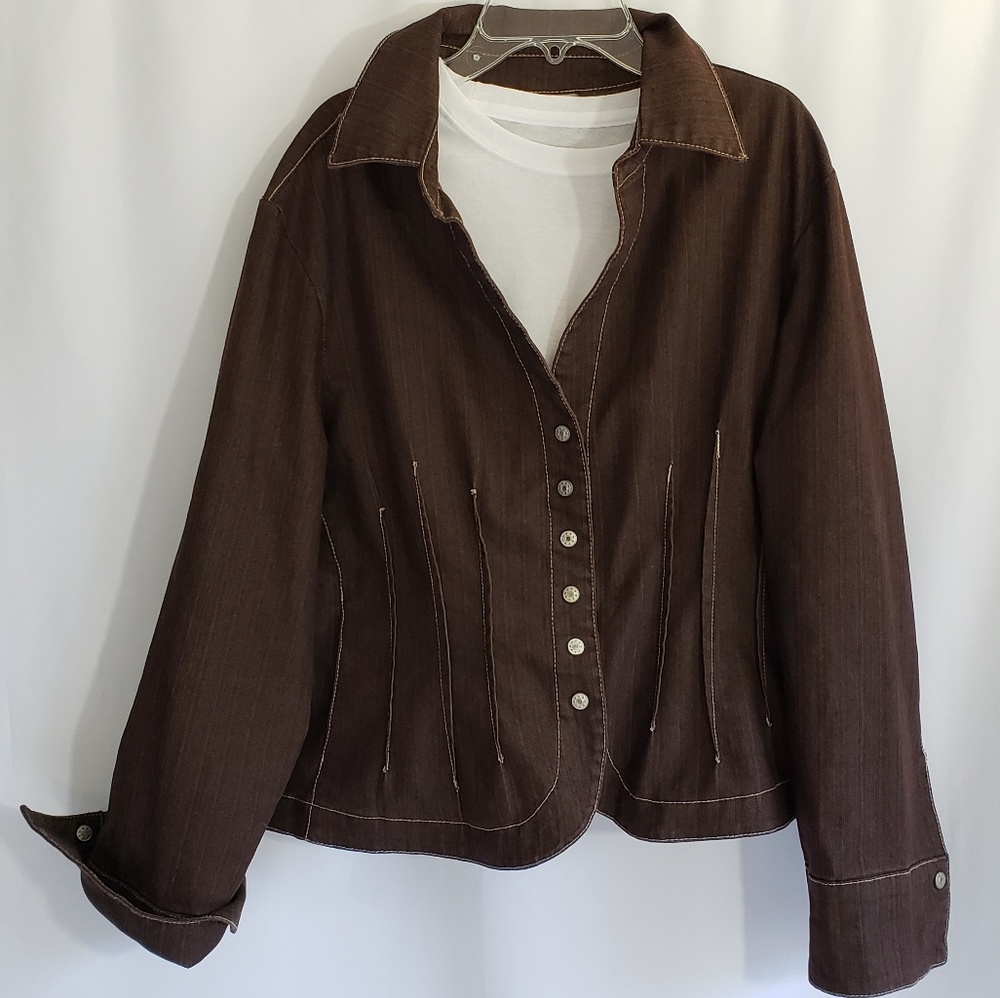 Brown Denim Jacket